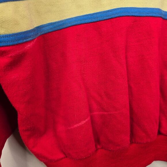 Vintage 80s Sport Promotion Center Italian Made Colorblock Sweatshirt EU 50 US L - Picture 6 of 8